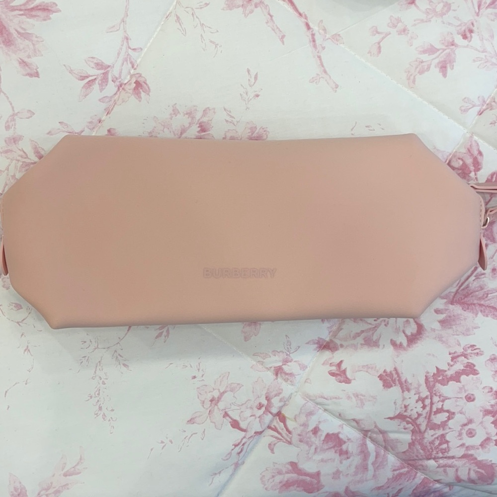 Burberry pink cosmetic Bag